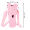 Happyyami Water Bottle Bag Carrier Bottle Sling Holder Case Pouch Cover Neoprene Tumbler Bottle Bag Portable Water Bottle Holder with Shoulder Strap for Travel, Pink view 3