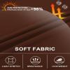 addigi Women's Sun Shirts UPF 50+ Long Sleeve Workout Hiking Tops Lightweight Quick Dry UV Protection Running Yoga Athletic Shirt Brown XX-Large view 4