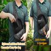 VTACOUTV Concealed Carry Gun Bag for Handguns, CCW Sling Bag for Men Women, Crossbody Shoulder Bag Chest Pack Gun Pouch for Handguns Range Bags of Travel Sports Hiking(Black) view 3