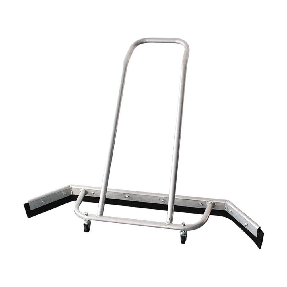 HEARSO Court Water Pusher, Stainless Steel Tennis Court Squeegee Rain Shuttle Broom EVA Push Water Adhesive Strip, Suitable for Basketball Courts and Tennis Courts, 346159