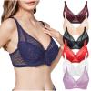 asntrgd Bras for Elderly Women with Sagging Breasts Front-Close Wire Free Supportive Bras Full Coverage Push Up Lifting Bra view 2