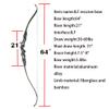 64" ILF Recurve Bow 30-60Lbs Takedown Recurve Bow Metal Riser Recurve Bow Right Hand Hunting Longbow Competition Athletic (40 Lbs, Grey) view 2
