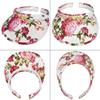 2 Pack Sun Visor Hats Women Men Clip On Wide Brim Visors Hat Outdoor Sports Golf Beach Travel Tennis Caps (2024 Floral Print) view 4