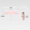 ULTRAWAVE Umbrella 6-Bone Sunshade Umbrella Travel Sunshade Outdoor Sunshade Umbrella Sunny and Rainy Folding Umbrella Umbrellas for Rain (Color : B) view 2
