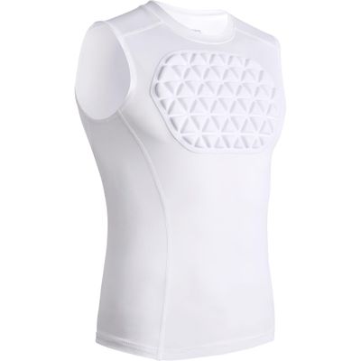 Legendfit Adult Baseball Football Chest Protector Padded Compression Shirt Support Softball Lacrosse Heart Sternum Guard