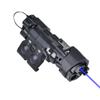 Plastic ML C+ Box Laser Sightswith IR Laser + Red/Green/Blue Laser Sight + IR Fill Light + Strobe/Momentary/Constant Modes Whitelight LED 220 Lumens Flashlight (Blue Laser BK (Plastic)) view 1