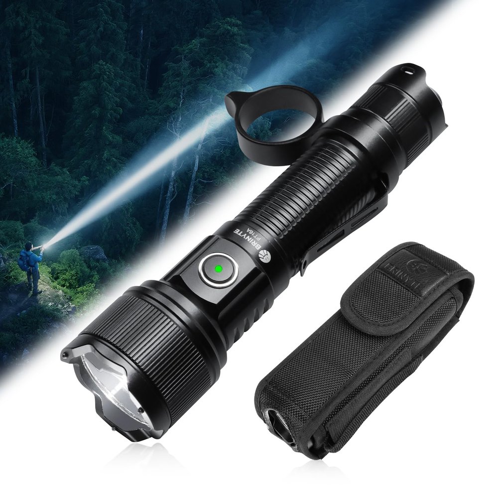 Brinyte PT16A Tactical Flashlight, 3000 Lumens Light