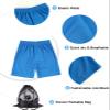 Hiheart Boys 2 Pack Soccer Jersey Set Team Sports T-shirt and Shorts with Mesh Ball Bag Yellow Blue 5-6 view 4