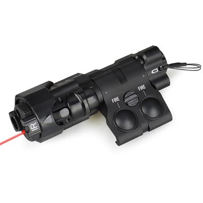 Plastic ML C+ Box Laser Sightswith IR Laser + Red/Green/Blue Laser Sight + IR Fill Light + Strobe/Momentary/Constant Modes Whitelight LED 220 Lumens Flashlight (Red Laser BK (Plastic))