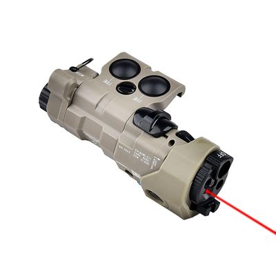 Plastic ML C+ Box Laser Sightswith IR Laser + Red/Green/Blue Laser Sight + IR Fill Light + Strobe/Momentary/Constant Modes Whitelight LED 220 Lumens Flashlight (Red Laser DE (Plastic))