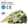 BATFOX Bike Helmet Mountain Bike Helmets for Men Women Adults MTB Bicycle Cycling BMX Bike Helmet(Green, L(55-59CM)) view 2
