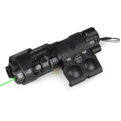 Metal ML C+ Box Laser Sightswith IR Laser + Red/Green/Blue Laser Sight + IR Fill Light + Strobe/Momentary/Constant Modes Whitelight LED 220 Lumens Flashlight (Green Laser BK (Metal))