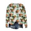 3D Printed Highland Cow Sweatshirt Highland Cow Shirt Cowgirl Shirts For Women Highland Cow Hoodie Plus Size Sweatshirt For Women St. Patrick'S Day T-Shirt For Women Lucky view 1