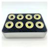 WEIWEIBEIER 16pcs Powerslide ILQ-9 608 Inline Skates Bearing for Slalom Roller Skate 608zz Gold view 1