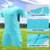 Hiheart Boys 2 Pack Soccer Jersey Set Team Sports T-shirt and Shorts with Mesh Ball Bag Navy Blue 5-6 view 3