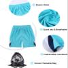 Hiheart Boys 2 Pack Soccer Jersey Set Team Sports T-shirt and Shorts with Mesh Ball Bag Navy Blue 5-6 view 4