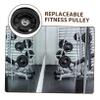 Happyyami Pulley Pully Exercise Equipment Multi Gym Accessories Universal Gym Equipment Lifting Blocks Attachment Hanging Tree of Life Gym Accessory LAT Appendix Cable Fitness Plastic Steel view 2