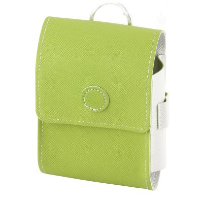 OUKENS Golf Rangefinder Case, Waterproof Universal Range Finder Carry Bag with Belt Clip Button Closure,Golf Rangefinder Hard Shell Case Green White