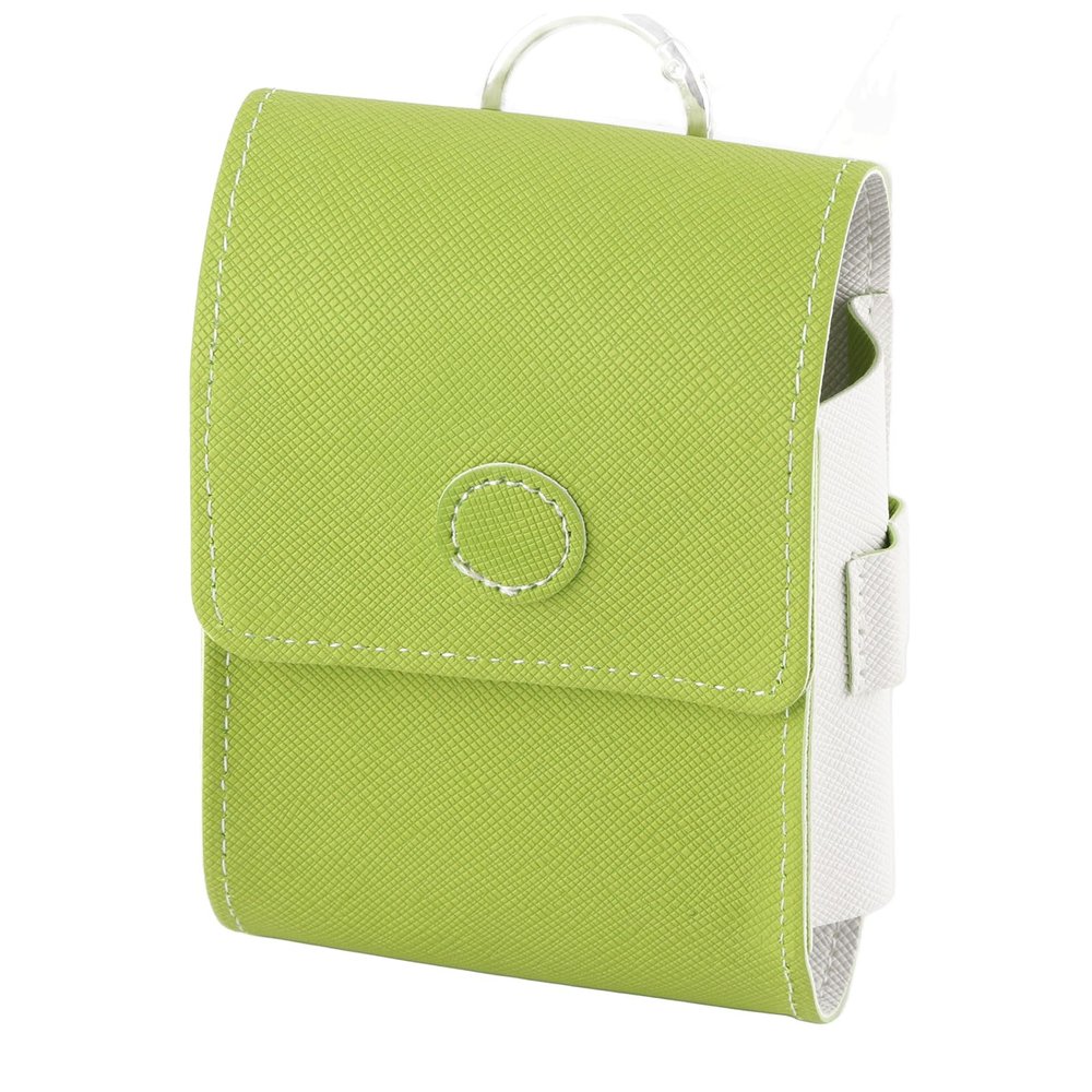 OUKENS Golf Rangefinder Case, Waterproof Universal Range Finder Carry Bag with Belt Clip Button Closure,Golf Rangefinder Hard Shell Case Green White