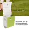 OUKENS Golf Rangefinder Case, Waterproof Universal Range Finder Carry Bag with Belt Clip Button Closure,Golf Rangefinder Hard Shell Case Green White view 2