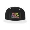 Custom Adult Hat Design Your Own Customized Hip Hop Hat for Kid Hip-Hop, Personalized Adjustable Hat Hip-Hop Hat Baseball Cap for Unisex, White3 view 1
