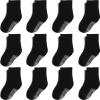 Aroveea Baby Toddler Socks Grip Non Slip Boys Girls Cotton 12 Pack for 1-3T Kids Ankle Cute Socks 6M-7Years view 1