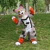 PROPSCOS Cartoon Mascot Grey Fox Dog Husky Costume Adult Character (XL)