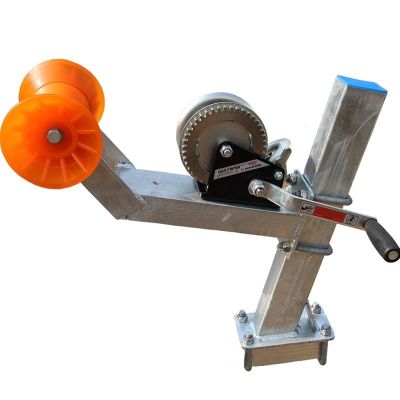Boat Trailer Winch Mount for Motorboats, Fishing Boats, and Speedboats YOUSHENG (Color : No.2 1200 lb Winch+Frame)
