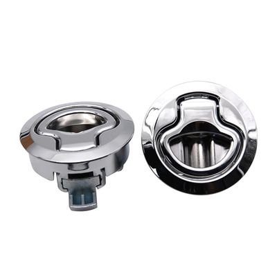 Boat Deck Hatches Flush Pull Slam Latch Mount Latch Lift for RV Yacht Marine Deck Hatches Locking Locker Yacht Accessories (Size : 1pcs with key-01)
