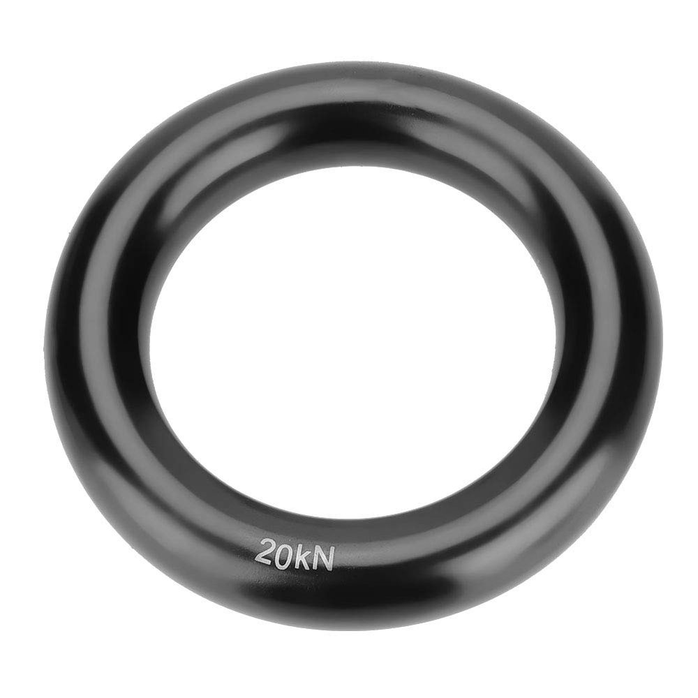 NDNCZDHC Climbing Rappel Rings, Portable Aluminum Rappel Rings 12mm 20kn Climbing O Rings for Outdoor