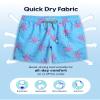 maamgic Mens Swim Trunks 5 Inch with Mesh Lining, Quick Dry Mens Bathing Suit, Swim Shorts for Swimming and Beach, Medium view 2