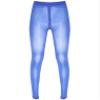 Agoky Women's Tights High Waist Pantyhose Hosiery Seamless Silk Tights Zipper Crotch Footed Tights Royal Blue&Footless X-Large view 4