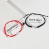 COLORFUL BLING Lucky 8 Infinity Couple Bracelet Braided Leather Rope Bangle Wrist Adjustable Chain Fit 7-9 Inch for Lover Friendship -Style 6 view 4