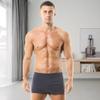 Men's Boxer Shorts Cotton Lounge Shorts Split Side Sleep Bottoms Casual Activewear Solid Workout Shorts with Pockets&Liner view 2