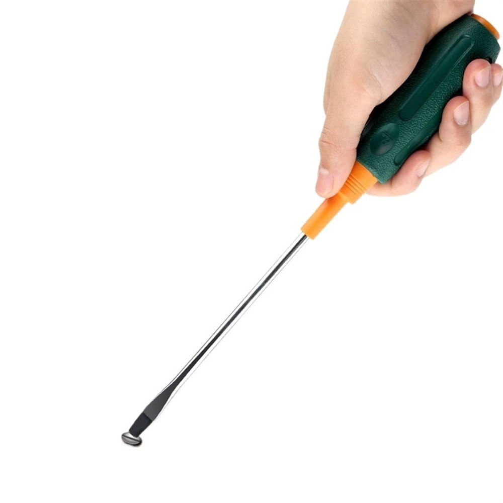 Screwdriver Set of Screw Driver Bit Set Magnetic Screw Driver Slotted Handle Electrician Repair Hand Tools (Color : 3x200mm, Size : Straight)