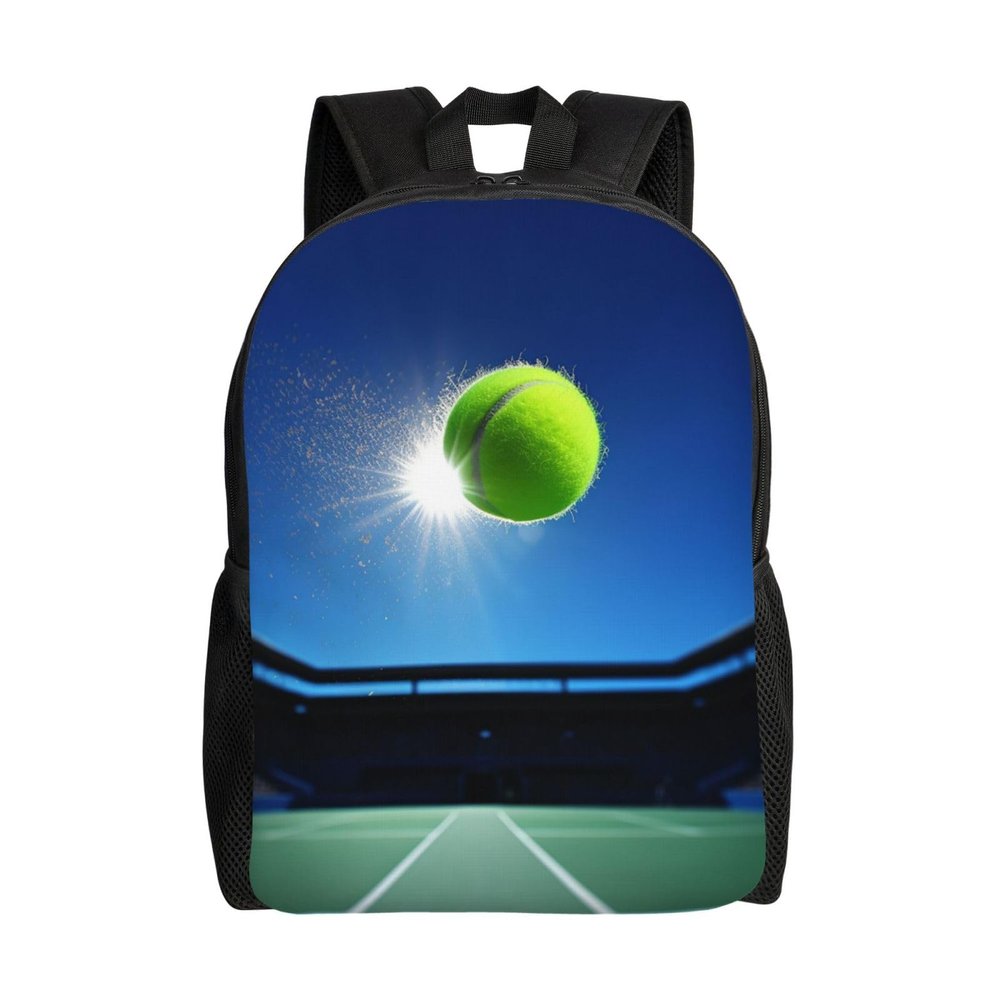 VTCTOASY tennis ball in the air Print Backpack 16 Inch Lightweight Waterproof Travel Bags Casual Daypack For Women Men