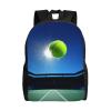 VTCTOASY tennis ball in the air Print Backpack 16 Inch Lightweight Waterproof Travel Bags Casual Daypack For Women Men view 1