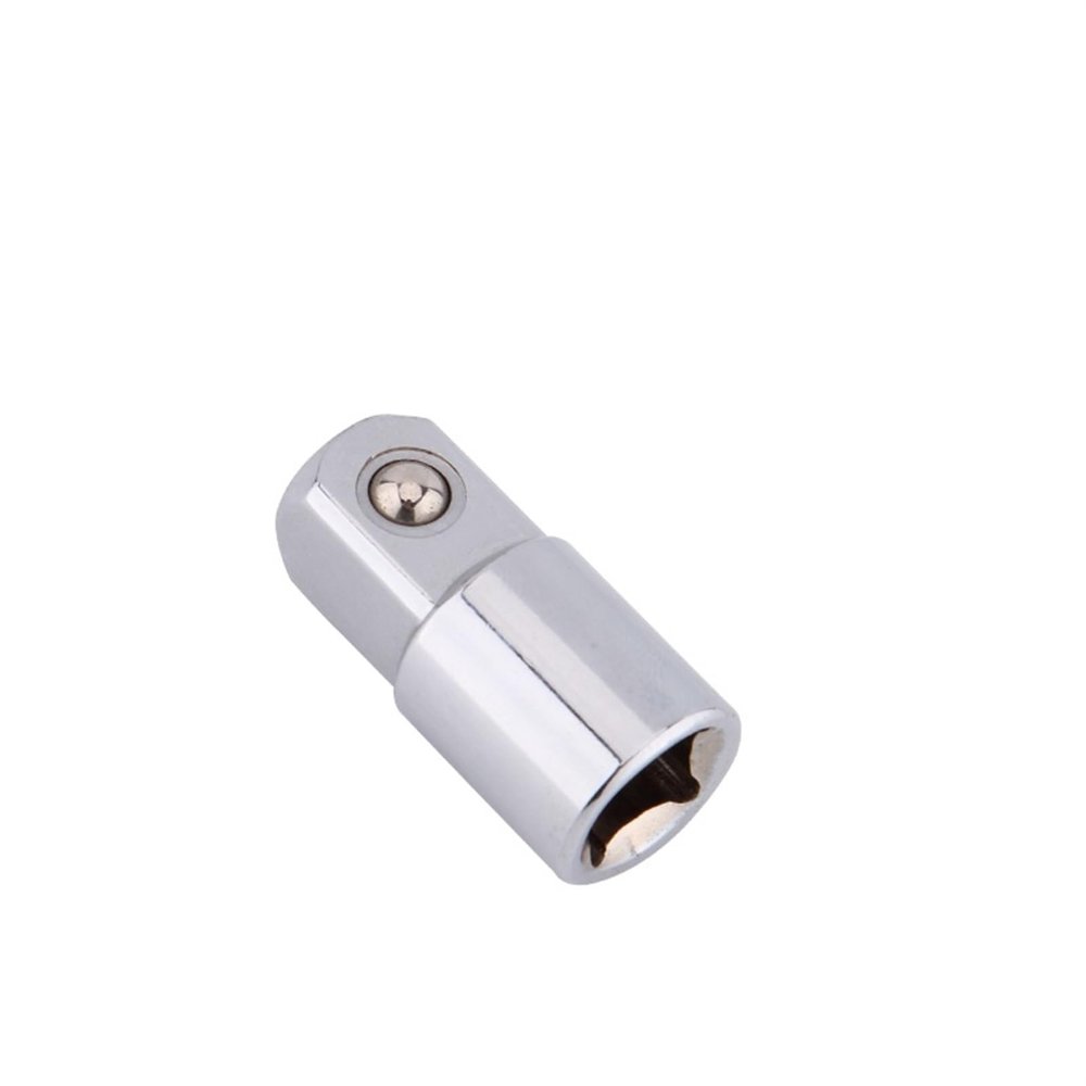 DEMCAY Steel Ratchet Wrench Socket Converter Head Sleeve Adapter 1/2" 3/8" 1/4" Car Bicycle Garage Repair Tools Small Socket Tools (Color : 1-4Hole 3-8Head)