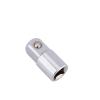 DEMCAY Steel Ratchet Wrench Socket Converter Head Sleeve Adapter 1/2" 3/8" 1/4" Car Bicycle Garage Repair Tools Small Socket Tools (Color : 1-4Hole 3-8Head) view 1