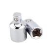 DEMCAY Steel Ratchet Wrench Socket Converter Head Sleeve Adapter 1/2" 3/8" 1/4" Car Bicycle Garage Repair Tools Small Socket Tools (Color : 1-4Hole 3-8Head) view 2