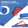 Cosblank Javelin Carrying Bag Heavy Duty Polyester Fabric Javelin Carrying Case for Track and Field Throwing Equipment, Hold up to 10 Javelins(Red and Blue) view 3
