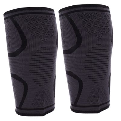 Anneome 2pcs Riding Knee Brace Sleeve Sports Knee Protector Warm Kneepad Adult Kneepad Elastic Breathable Comfortable