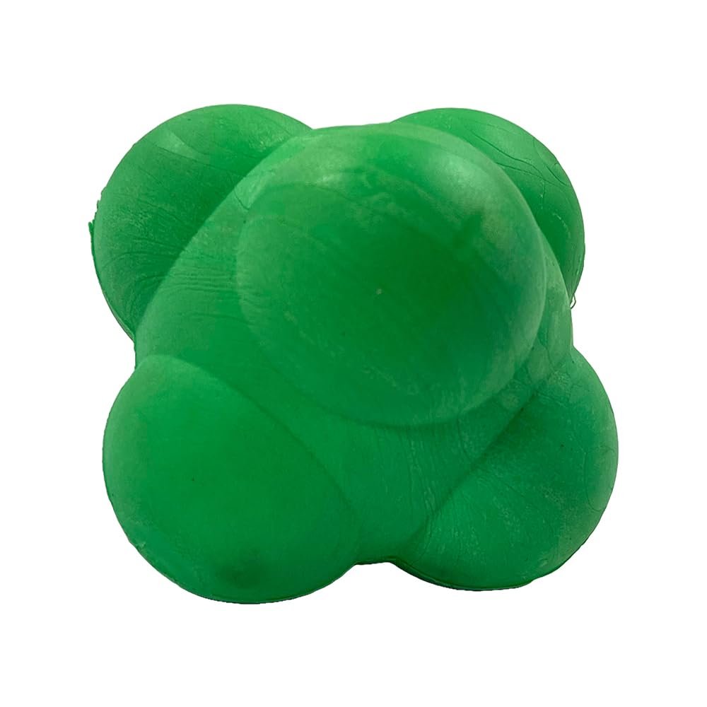 Amber Fight Gear Agility Bounce Reaction Ball for Exception Hand Eye Coordination Large Green