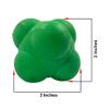 Amber Fight Gear Agility Bounce Reaction Ball for Exception Hand Eye Coordination Large Green view 3