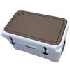 Orthodek Tundra 45 Cooler Lid Tops - EVA Foam YETI Chest Cooler Peel and Stick Comfort Pad - Hard Side Camping, Boating, Tail Gate, Ice Box Top Cushion (Teak + Black) view 2