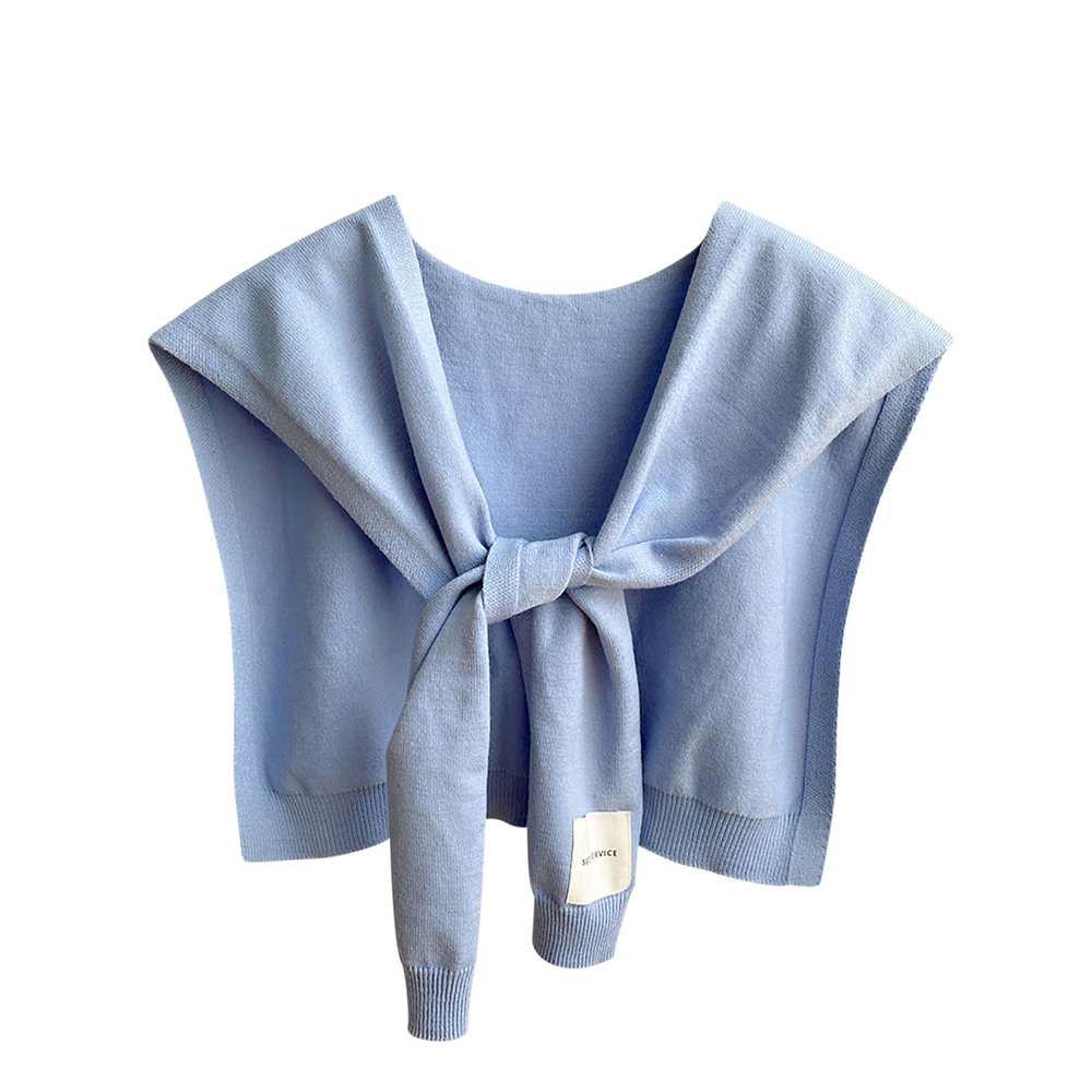 Shawl Wraps for Women Trendy Sweater Knitted Knotted Shawls Travel Casual Solid Scarf Cape Shoulder Tops Fashion Wrap