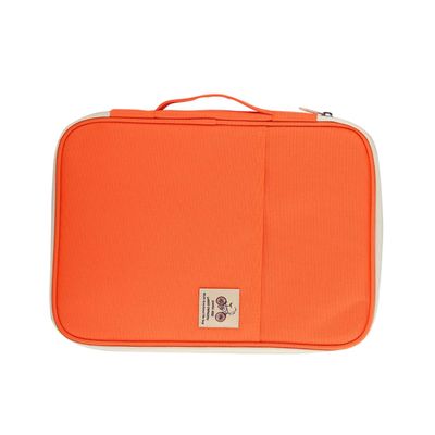 EXCEART Essential Business Accessory Waterproof A4 Document Bag Portfolio Organizer Zipper Briefcase Extra Storage Pockets