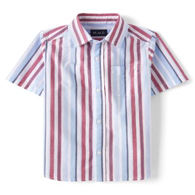 The Children's Place,Boys,Short Sleeve Button Down Shirt