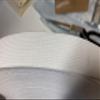 Galaxy Supply Inc. Knitted Elastic Webbing 1" Black/White. Full Roll 100 Yards (White) view 2