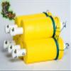 Dougs Fishing Jugs with Nylon Lines and Hooks for Catfish and Other Fish Set of 5, Heavy-Duty and Reusable Jumbo Noodles with PVC, Easy to Spot Colors (Yellow, 10 ft) view 1